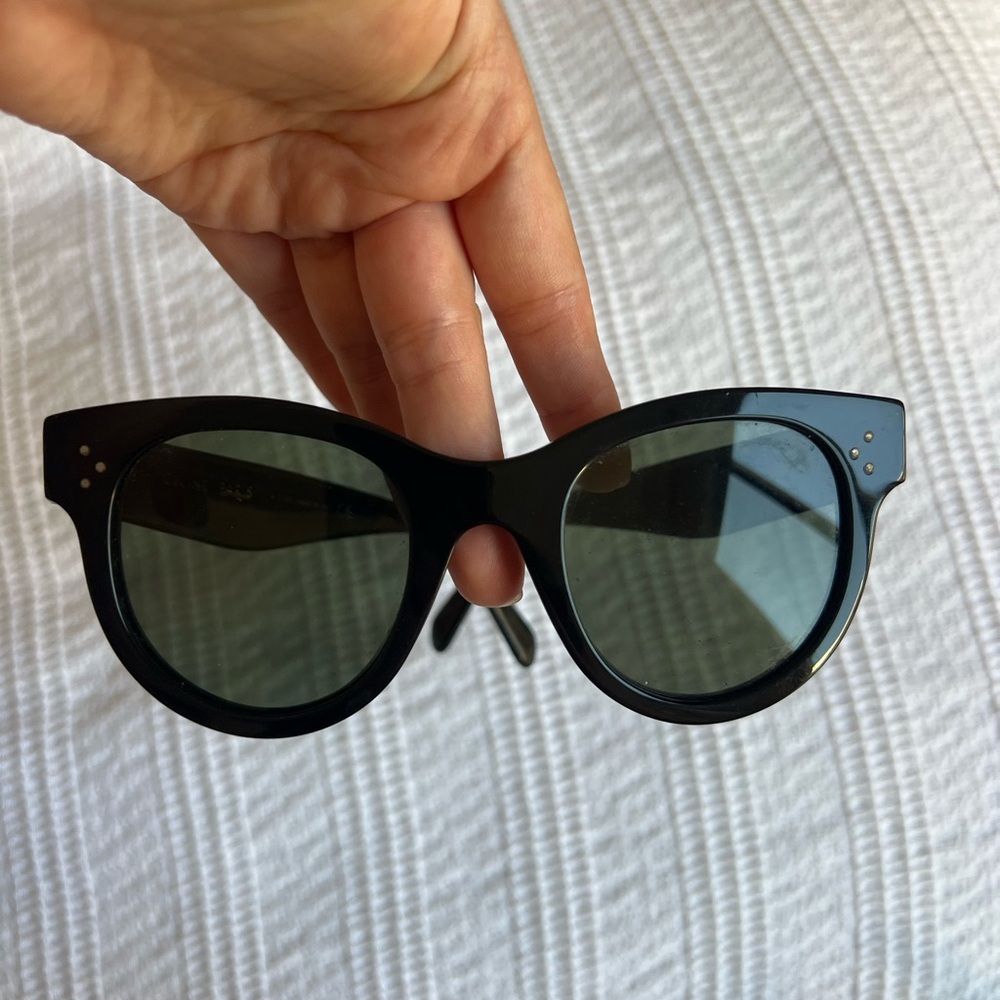 Celine Black Cat-Eye Sunglasses